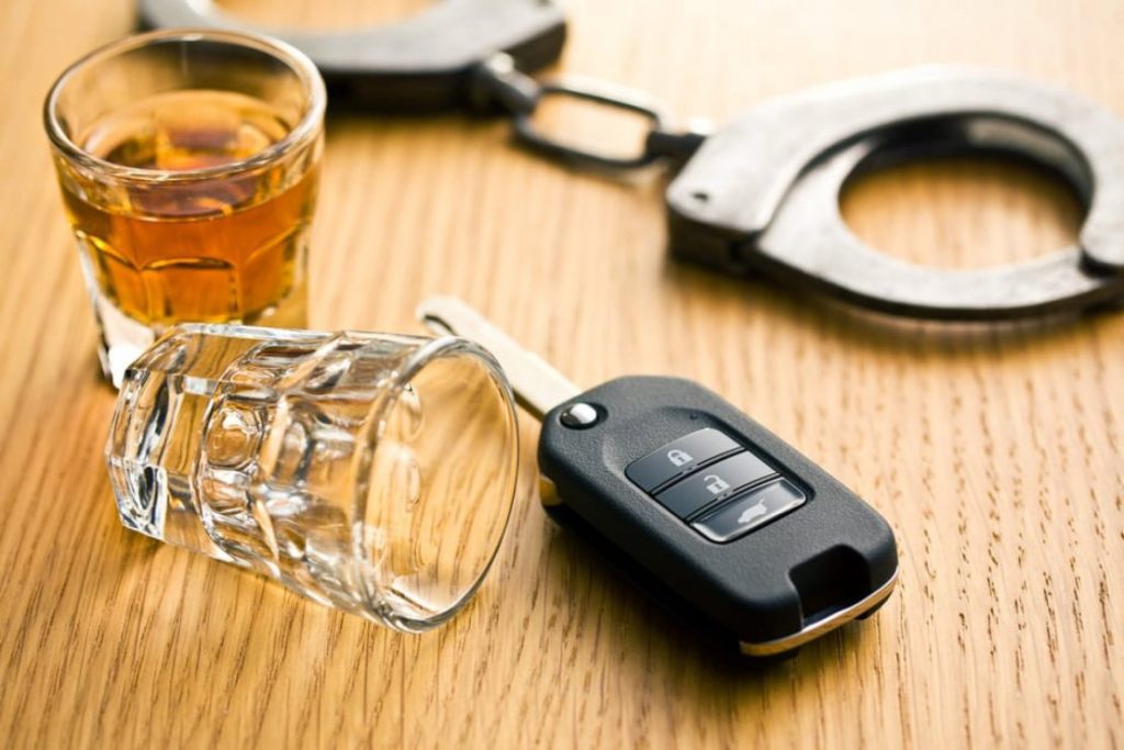 Car Keys With Alcohol