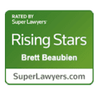 Rated by Super Lawyers Rising Stars Brett Beaubien